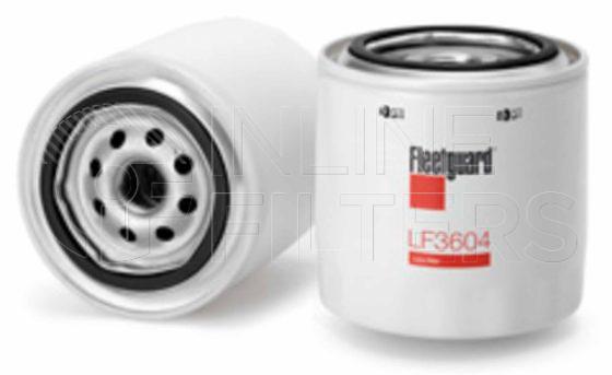 Inline FL70702. Lube Filter Product – Spin On – Round Product Spin-on lube filter