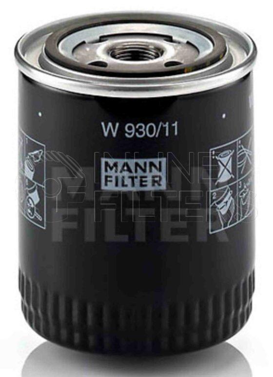 Inline FL70708. Lube Filter Product – Spin On – Round Product Lube filter product
