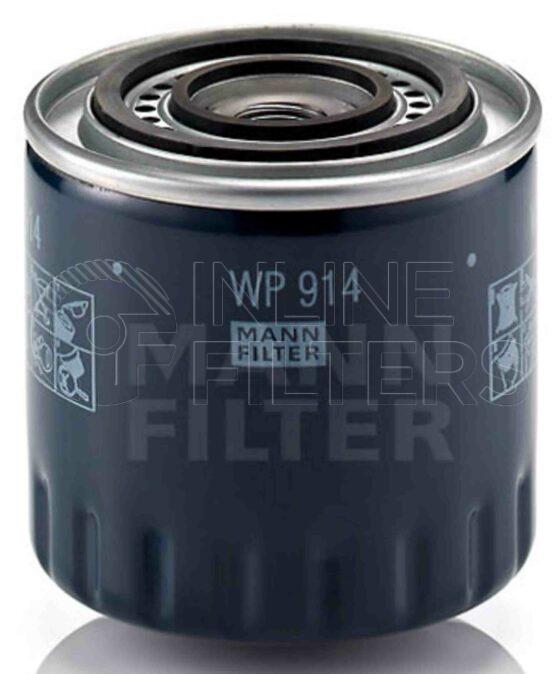 Inline FL70709. Lube Filter Product – Spin On – Round Product Full-flow & by-pass combination spin-on filter