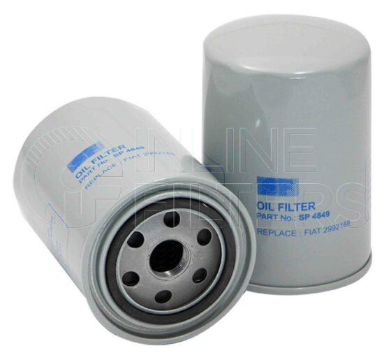 Inline FL70718. Lube Filter Product – Spin On – Round Product Lube filter product