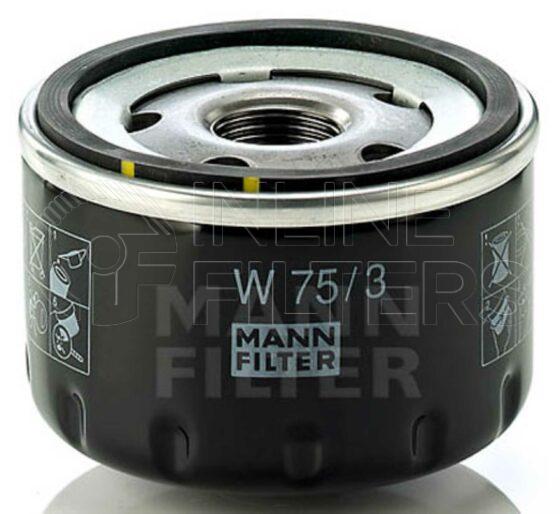 Inline FL70731. Lube Filter Product – Spin On – Round Product Lube filter product