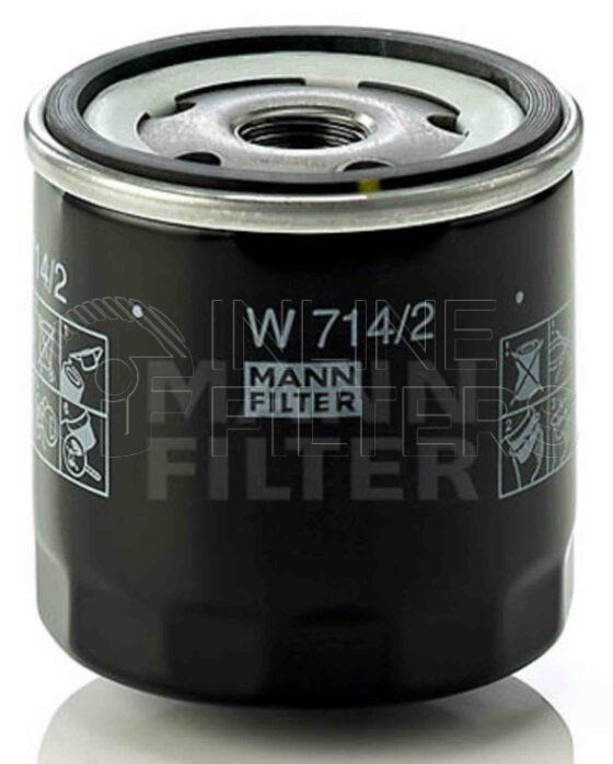 Inline FL70737. Lube Filter Product – Spin On – Round Product Lube filter product