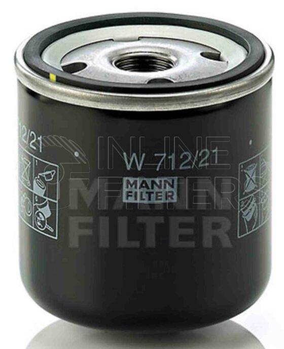 Inline FL70748. Lube Filter Product – Spin On – Round Product Lube filter product