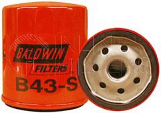 Inline FL70787. Lube Filter Product – Spin On – Round Product Full-flow spin-on lube filter