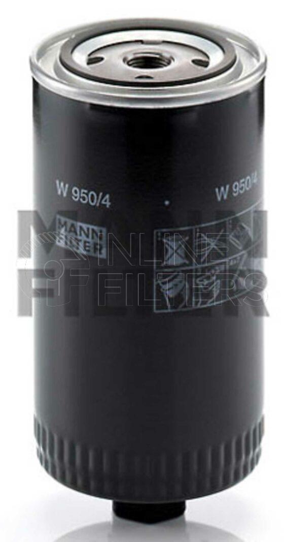 Inline FL70803. Lube Filter Product – Spin On – Round Product Lube filter product