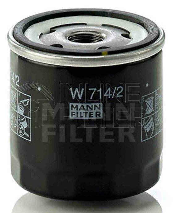 Inline FL70813. Lube Filter Product – Spin On – Round Product Lube filter product