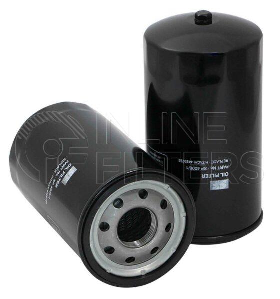 Inline FL70834. Lube Filter Product – Spin On – Round Product Lube filter product