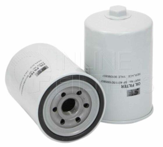 Inline FL70836. Lube Filter Product – Spin On – Round Product Lube filter