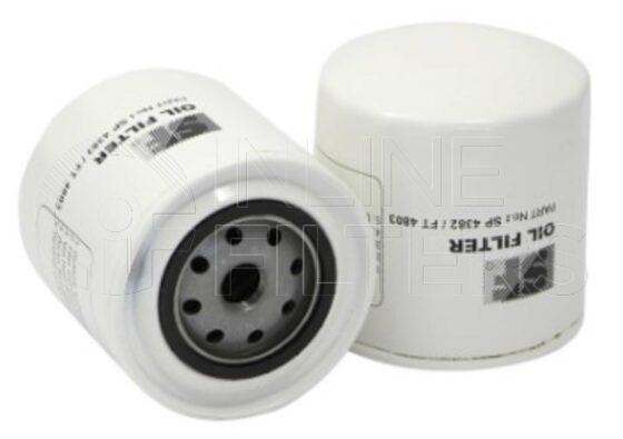 Inline FL70877. Lube Filter Product – Spin On – Round Product Lube filter product