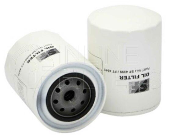 Inline FL70882. Lube Filter Product – Spin On – Round Product Lube filter