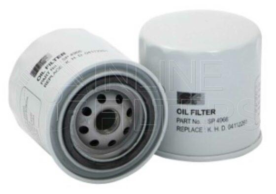 Inline FL70977. Lube Filter Product – Spin On – Round Product Lube filter