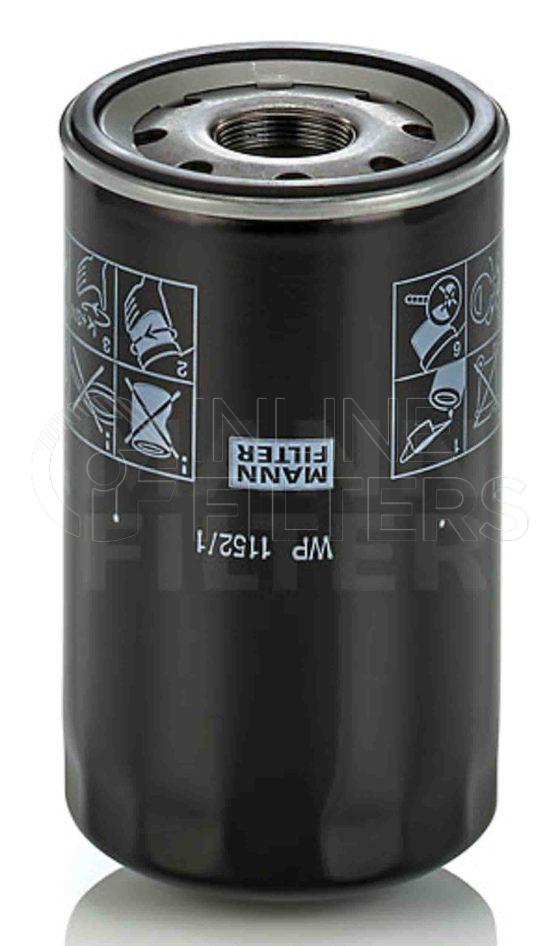 Inline FL70993. Lube Filter Product – Spin On – Round Product Lube filter product