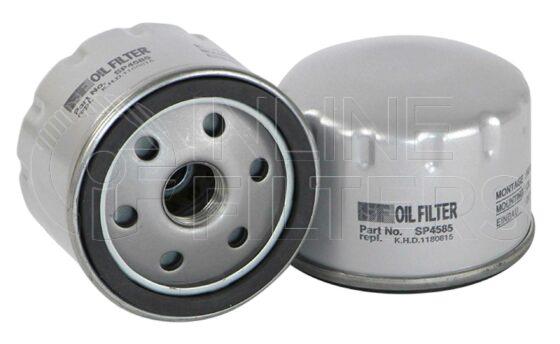 Inline FL71106. Lube Filter Product – Spin On – Round Product Lube filter product