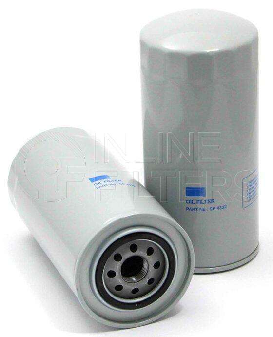 Inline FL71246. Lube Filter Product – Spin On – Round Product Spin-on lube filter