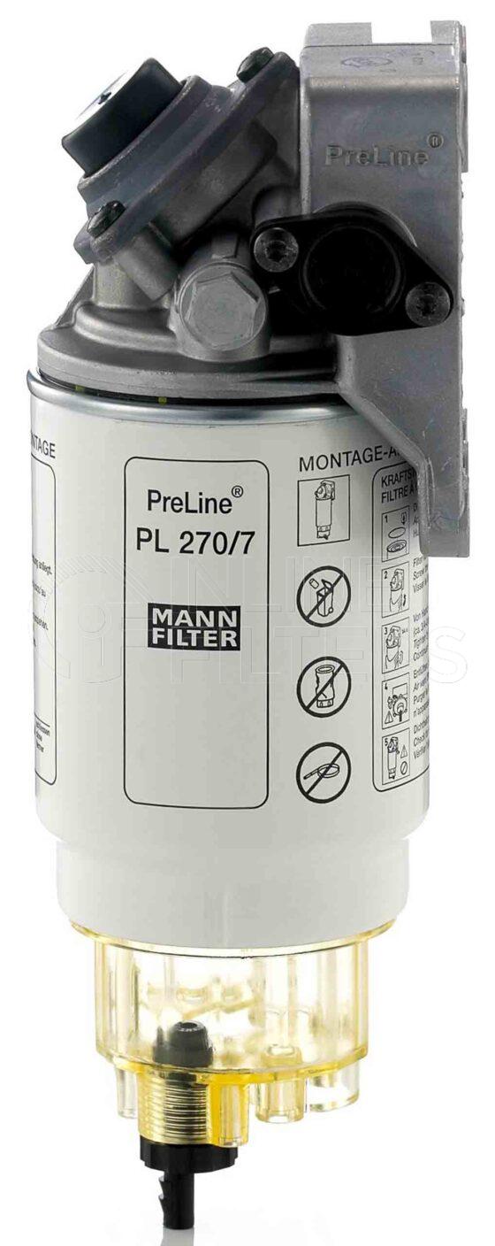 Mann 6660462255. FILTER-Fuel(Brand Specific) Product – Brand Specific Mann – Pre Line Product Service part for PreLine Series PreLine 270