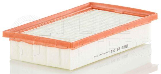 Mann C 26 048. FILTER-Air(Brand Specific) Product – Brand Specific Mann – Panel Product Mann filter product