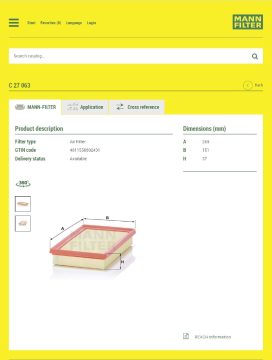 Datasheet for FMH-C27063