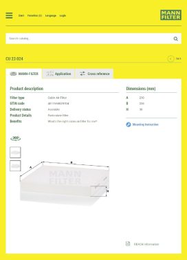 Datasheet for FMH-CU23024