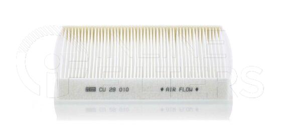 Mann CU 29 010. Air Filter Product – Brand Specific Mann – Panel Product Mann filter product