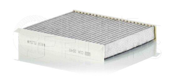 Mann CUK 2040. Air Filter Product – Brand Specific Mann – Panel Product Mann filter product