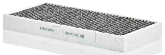 Mann CUK 36 003. FILTER-Air(Brand Specific) Product – Brand Specific Mann – Panel Product Mann filter product