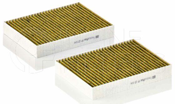 Mann FP 23 014-2. Air Filter Product – Brand Specific Mann – Panel Product Mann filter product