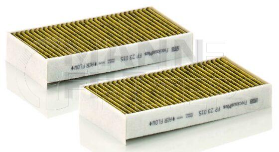 Mann FP 23 015-2. Air Filter Product – Brand Specific Mann – Panel Product Mann filter product