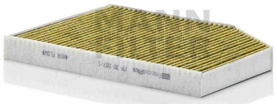 Mann FP 30 007/1. Air Filter Product – Brand Specific Mann – Panel Product Mann filter product