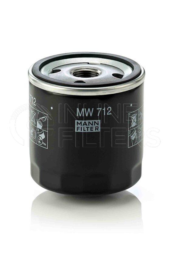 Mann MW 712. Filter Type: Lube.