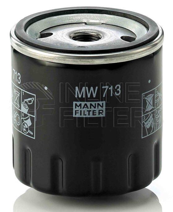 Mann MW 713. Filter Type: Lube.