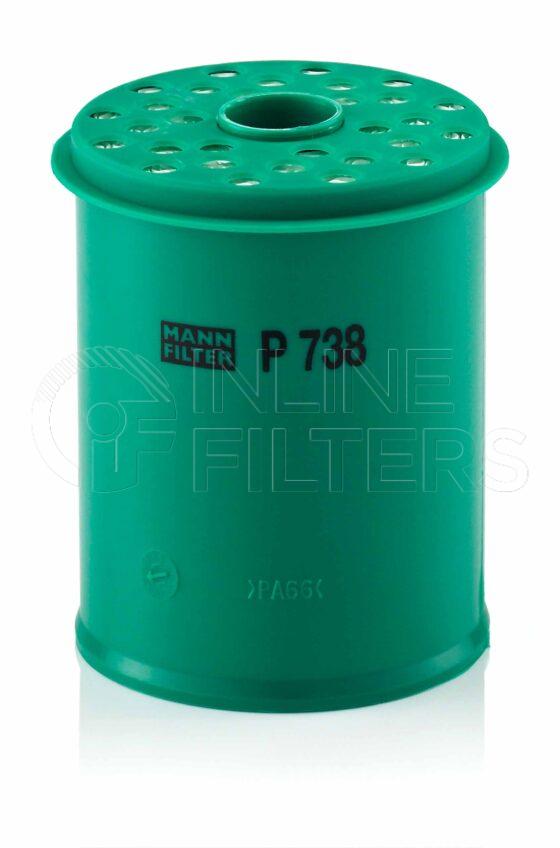 Mann P 738 X. Filter Type: Fuel.