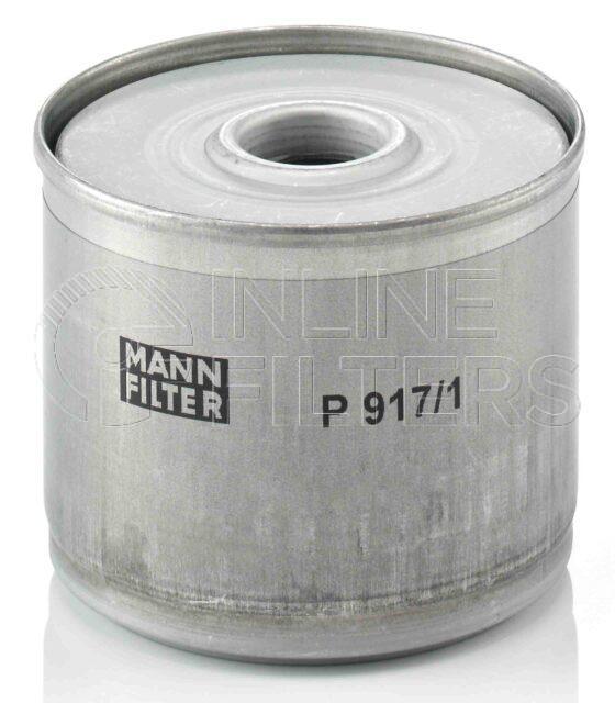 Mann P 917/1 X. Filter Type: Fuel.