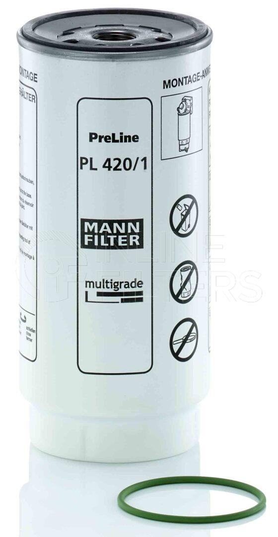 Mann PL 420/1 X. Filter Type: Fuel.