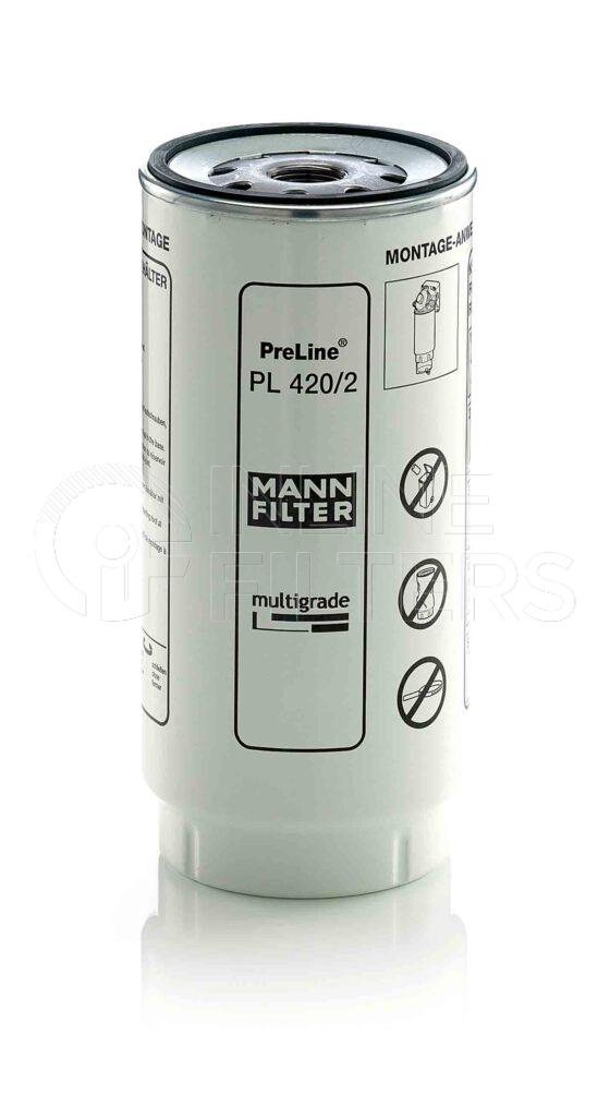 Mann PL 420/2 X. Filter Type: Fuel.