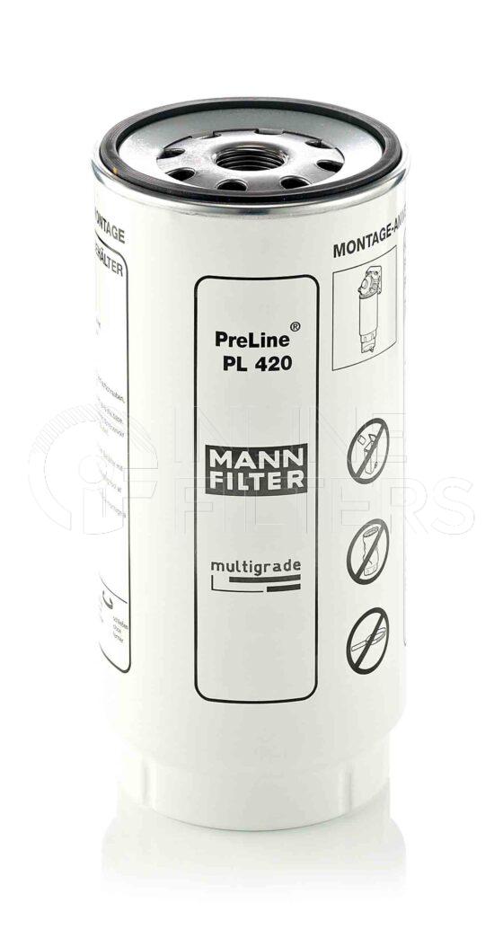 Mann PL 420 X. Filter Type: Fuel.