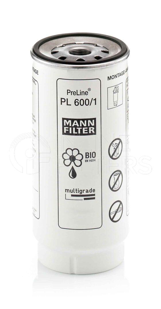 Mann PL 600/1. Filter Type: Fuel.