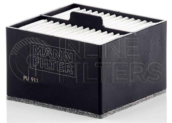 Mann PU 911. Filter Type: Fuel.