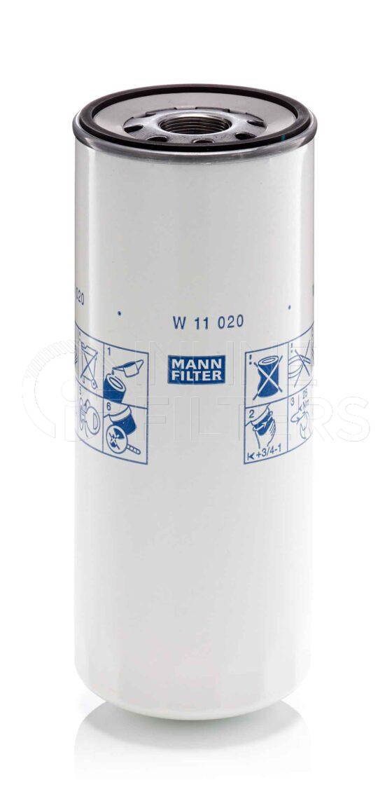 Mann W11020. Lube Filter Product – Brand Specific Mann – Spin On Product Mann filter product