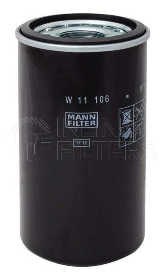Mann W 11 106. Filter Type: Lube.