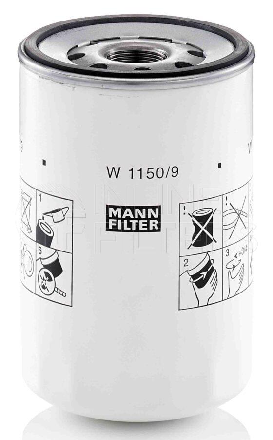 Mann W 1150/9. Filter Type: Lube.