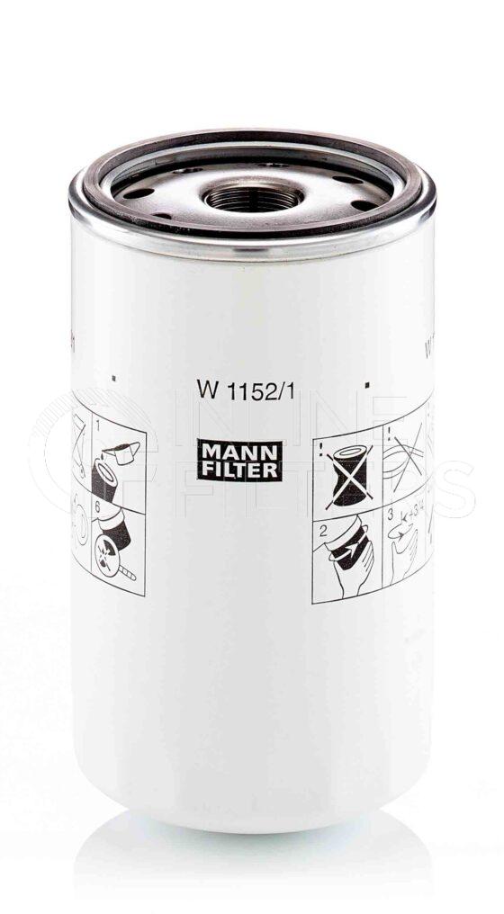 Mann W 1152/1. Filter Type: Lube.