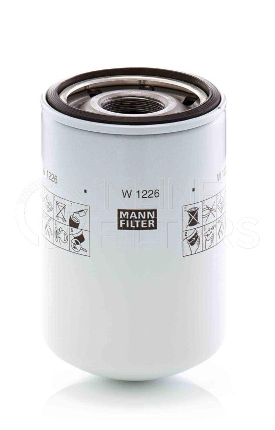 Mann W 1226. Filter Type: Hydraulic.