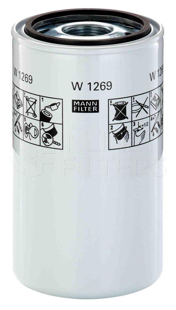 Mann W 1269. Filter Type: Hydraulic.