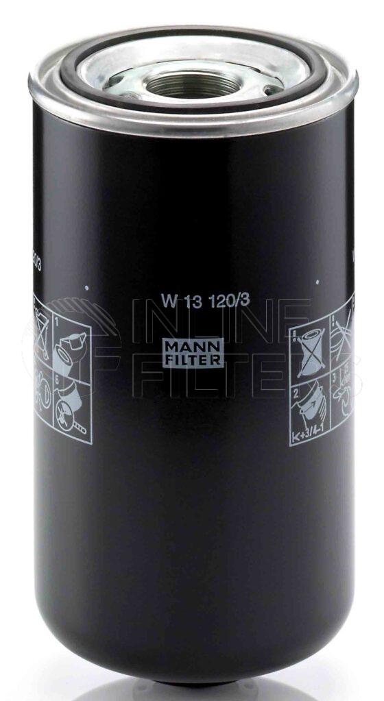 Mann W 13 120/3. Filter Type: Lube.