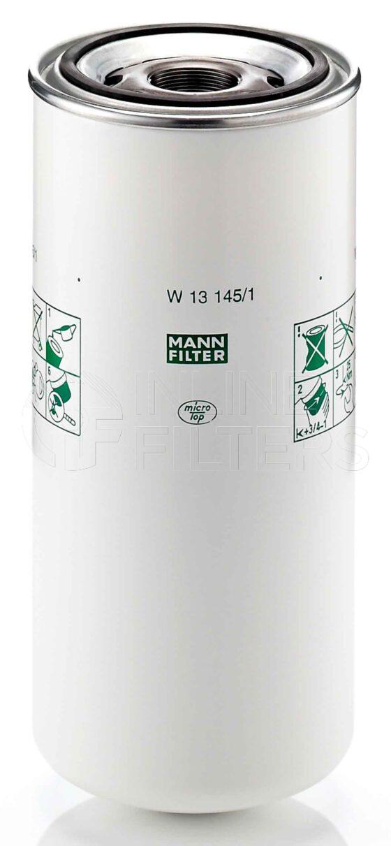 Mann W 13 145/1. Filter Type: Lube.