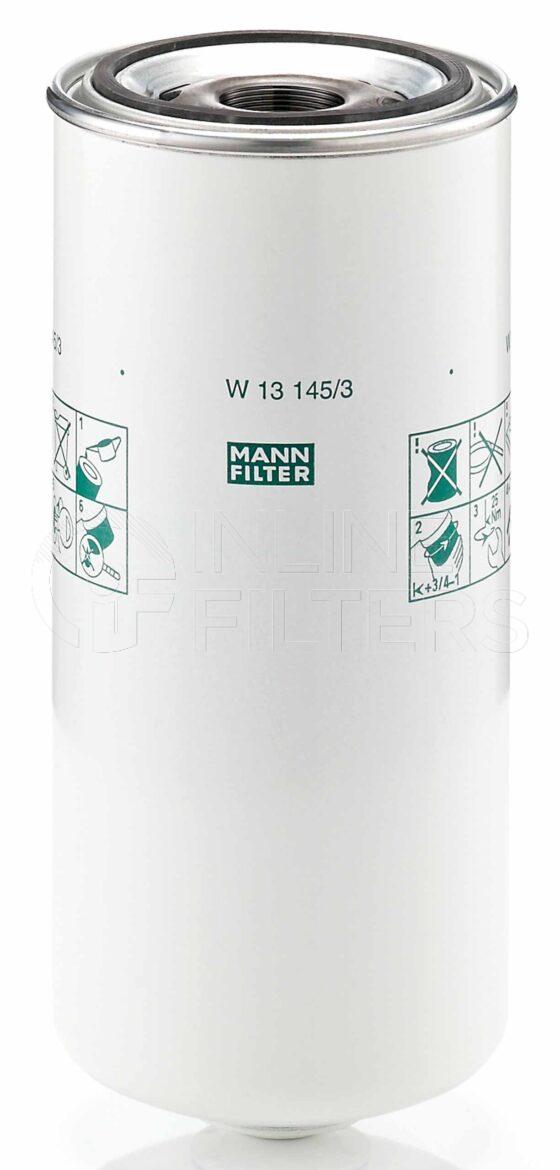 Mann W 13 145/3. Filter Type: Lube.