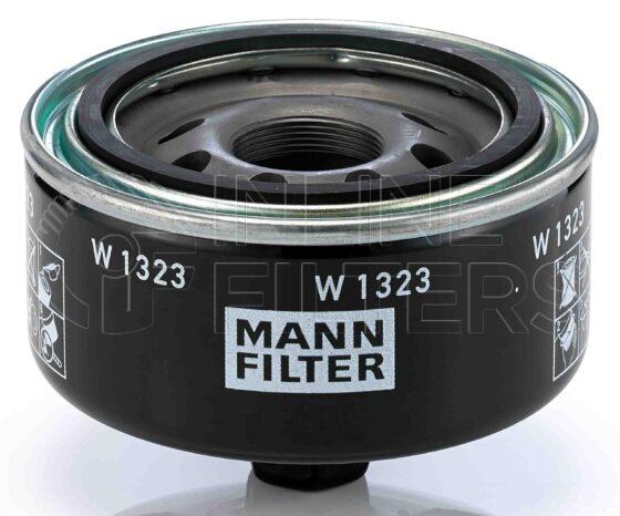 Mann W 1323. Filter Type: Lube.