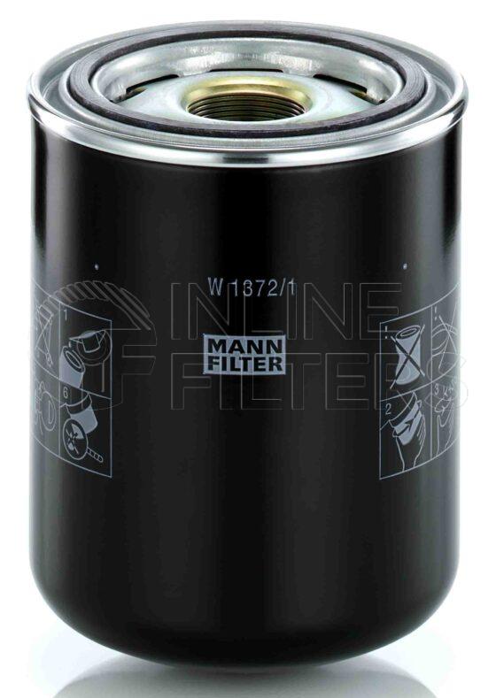 Mann W 1372/1. Filter Type: Hydraulic.