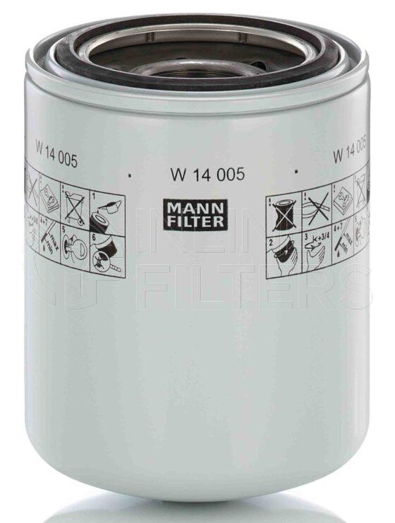 Mann W 14 005. Filter Type: Lube.