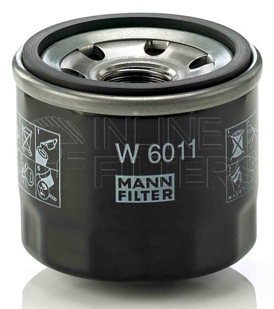 Mann W 6011. Filter Type: Lube.